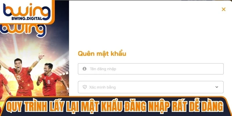 Quy trình lấy lại mật khẩu đăng nhập rất dễ dàng theo hướng dẫn
